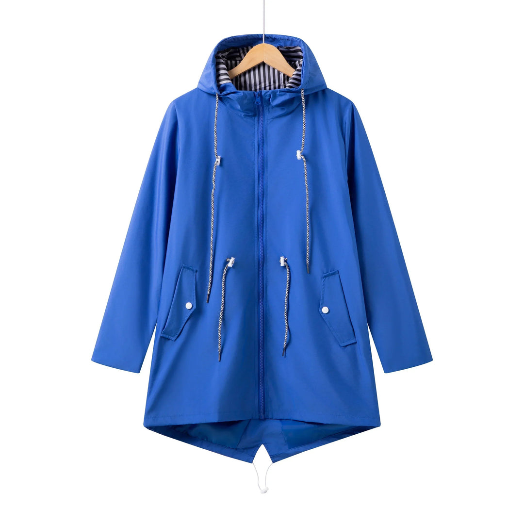 Drune | Regenjacke für Frauen Wasserdicht Mit Kapuze - Reguläre Passform