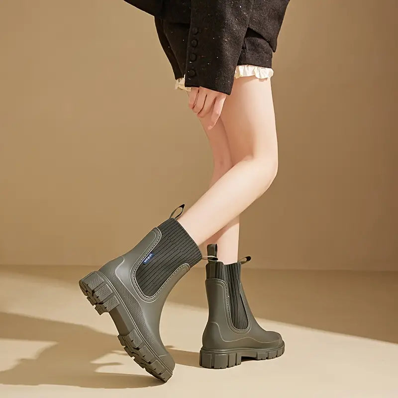 Drune | Wasserdichte Stiefeletten mit Chunky Sohle