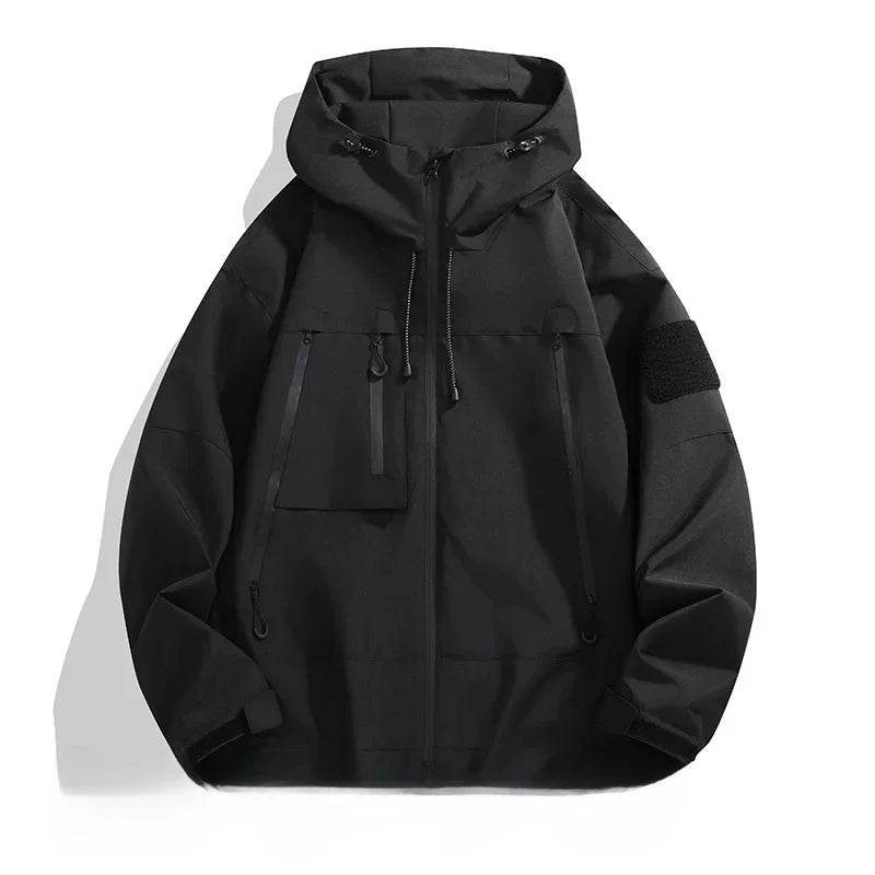 Drune | Modische Softshelljacke mit Kapuze