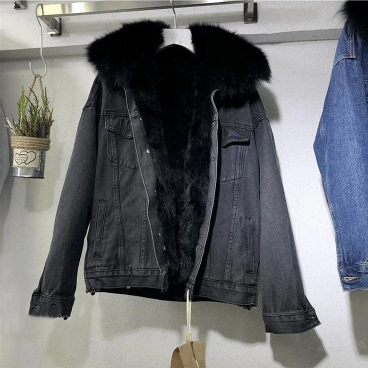 Drune | Jacke Gefütterte Jeansjacke für Damen