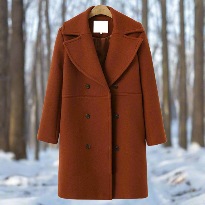 Drune | Warmer Und Langer Woll|Trenchcoat