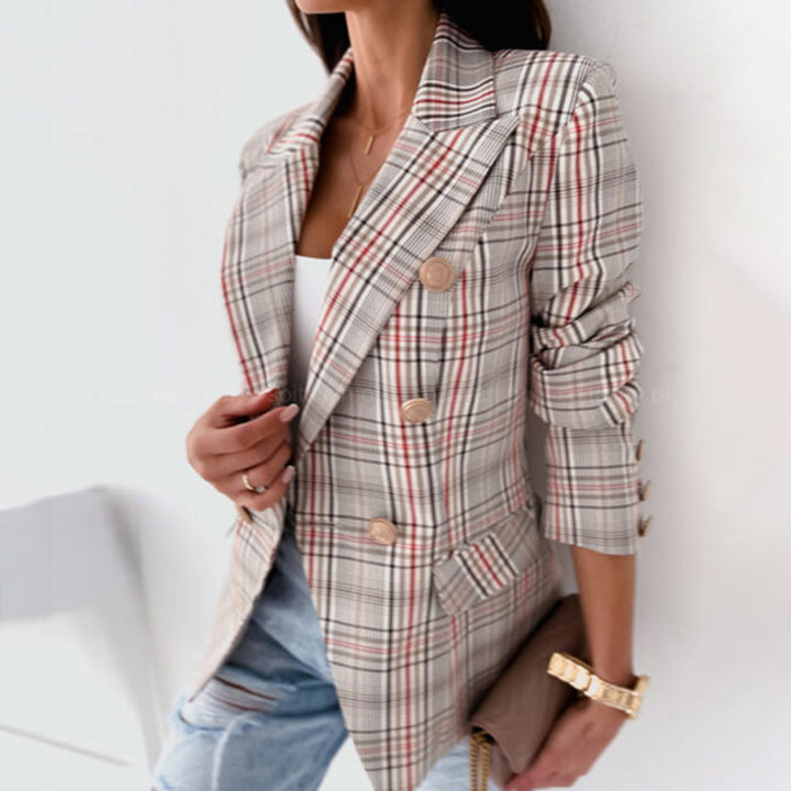Drune | Jacke mit Minimalistischen Muster für Frauen