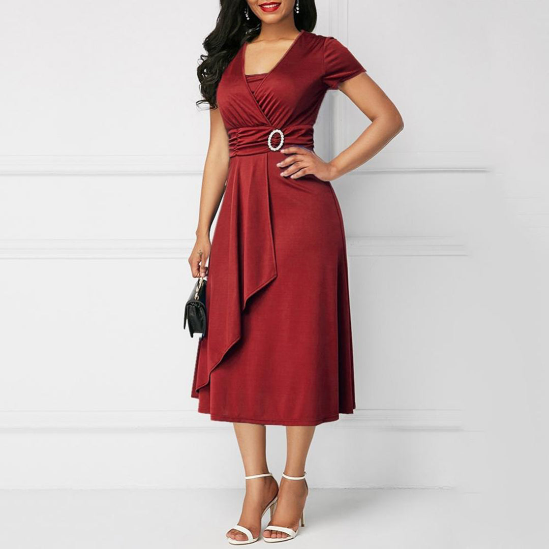 Drune - Elegantes Gürtelkleid für Damen
