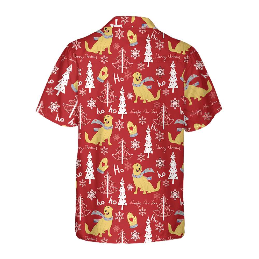 Drune | Rote Weihnachten Golden Retriever Hawaiihemden, Golden Retriever Weihnachten Hawaiihemden, Bestes Weihnachtsgeschenk für Golden Retriever Liebhaber
