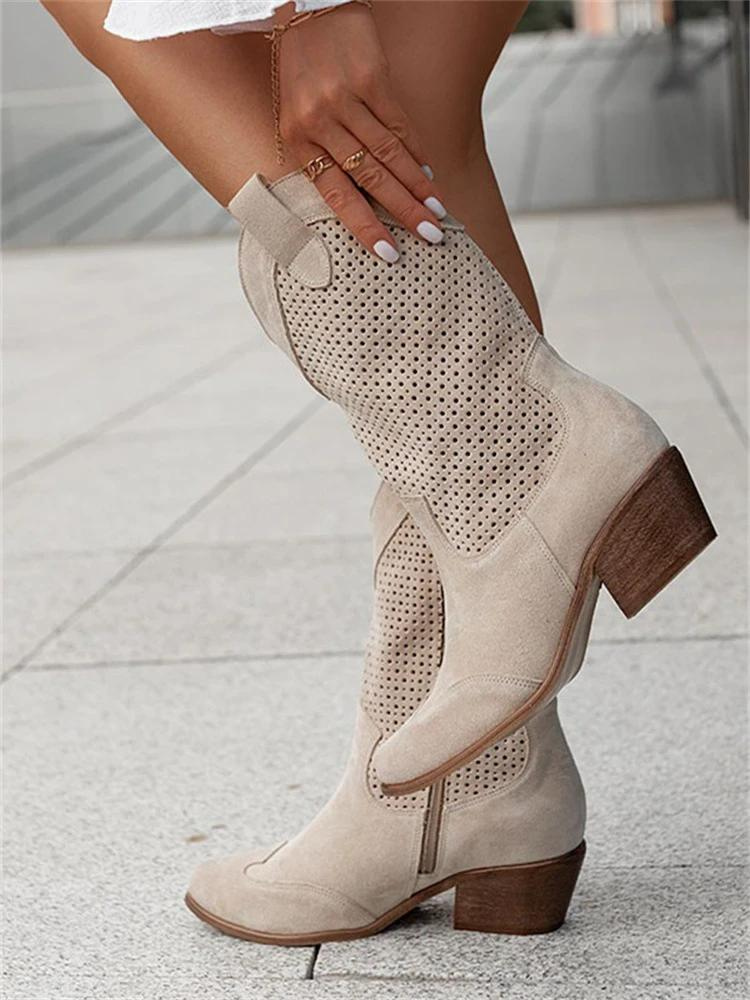Drune | Atmungsaktive Cowboy-Stiefel für Damen Komfortabel & Trendy