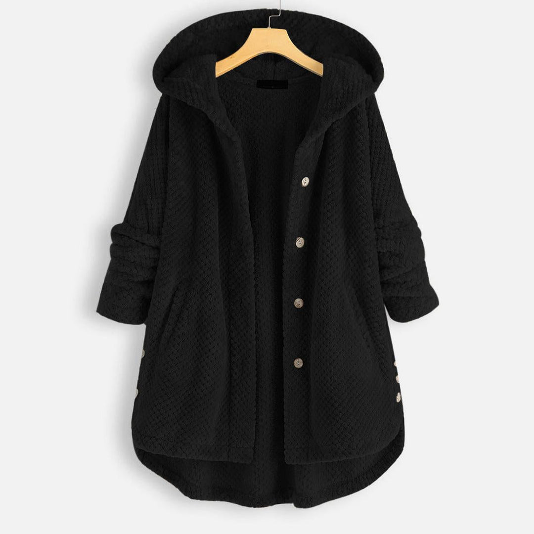 Drune | Wendbare Fleece Kapuzenpullover Jacke Für Frauen Stilvolle und Warme Winterbekleidung