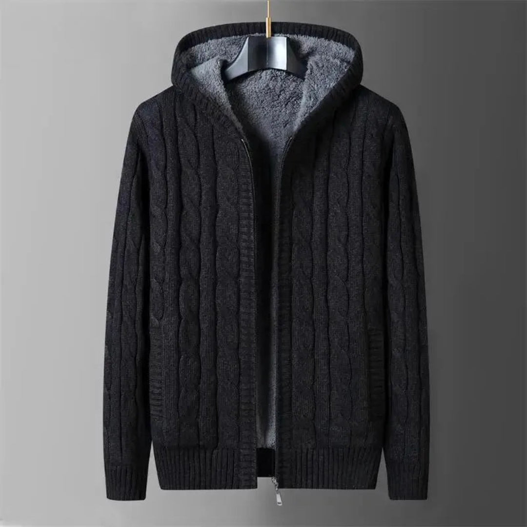 Drune | Wollpullover mit Kapuze