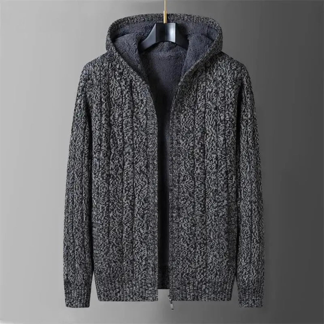 Drune | Wollpullover mit Kapuze