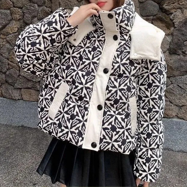 Drune | Winterbereite Moderne Pufferjacke für Frauen