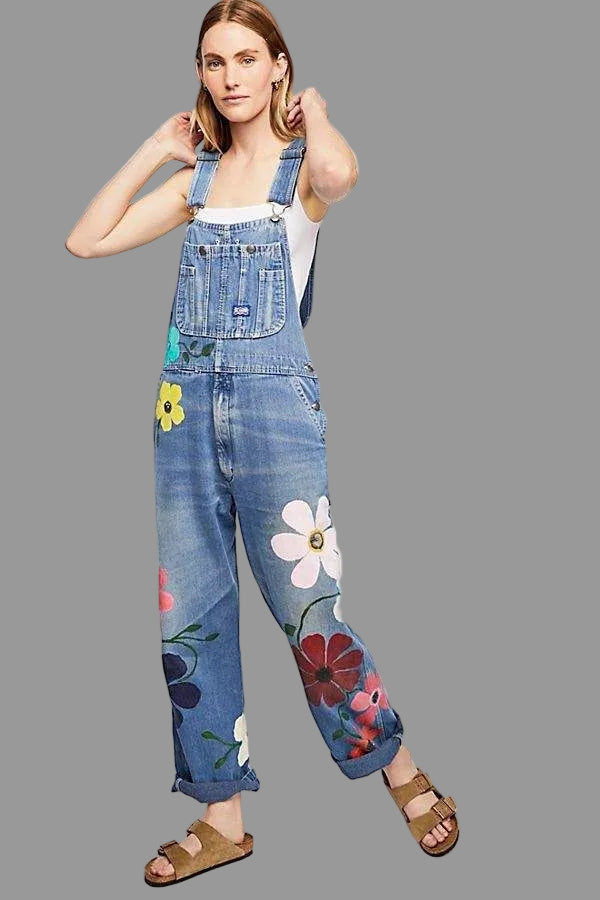 Drune | Ärmelloser Denim-Overall