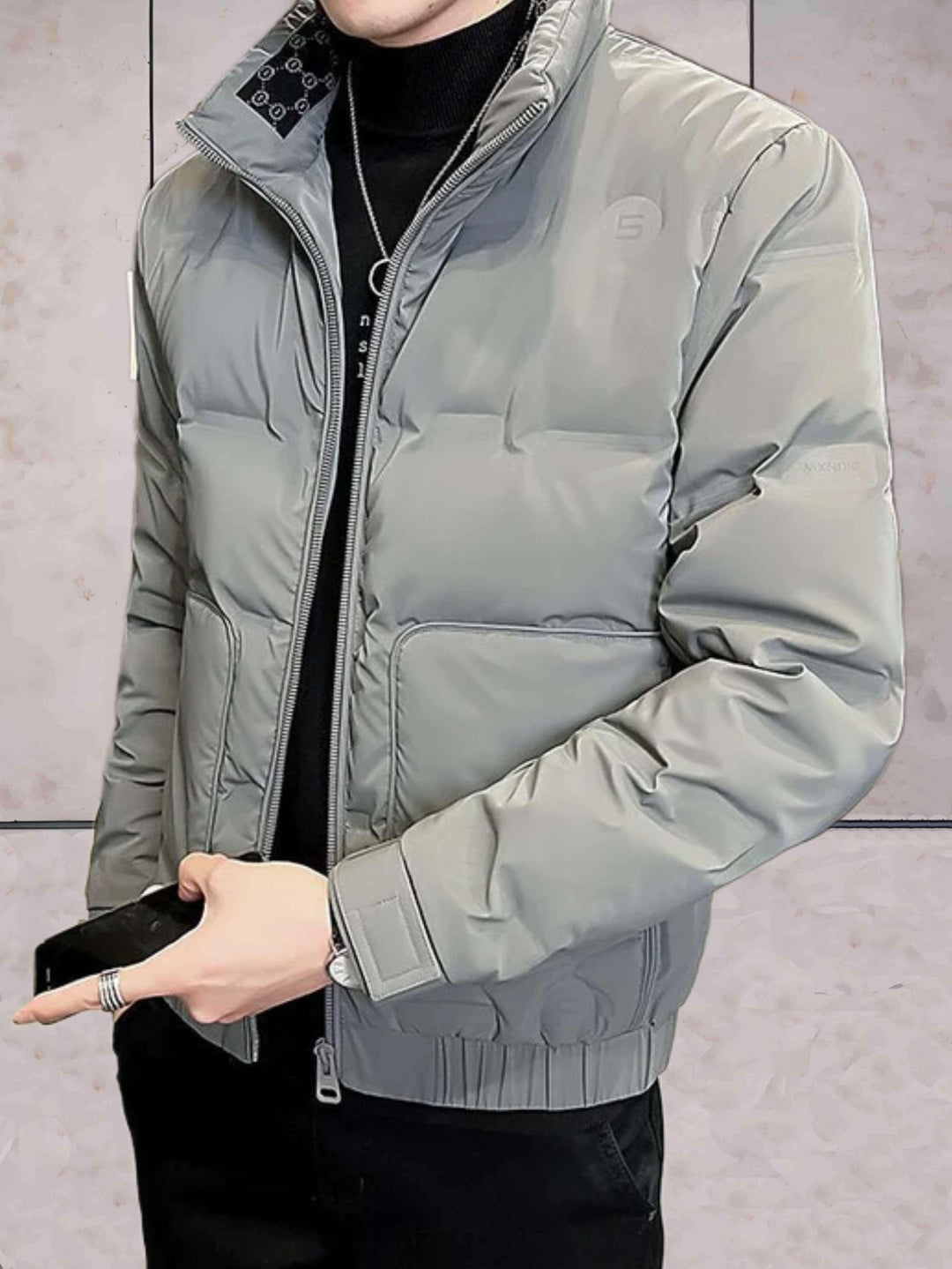 Drune | Einfach Und Wärmende Gesteppt Jacke