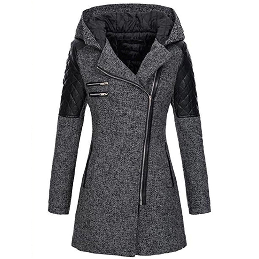 Drune | Lange Winterjacke mit Kapuze für Damen