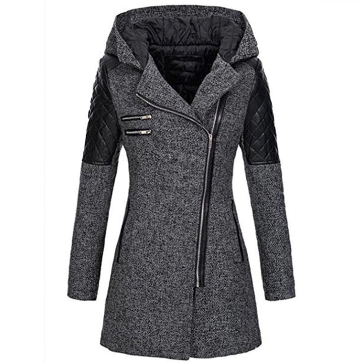 Drune | Lange Winterjacke mit Kapuze für Damen