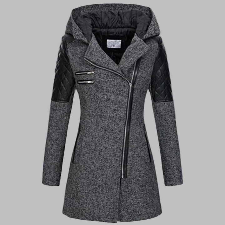 Drune | Lange Winterjacke mit Kapuze für Damen