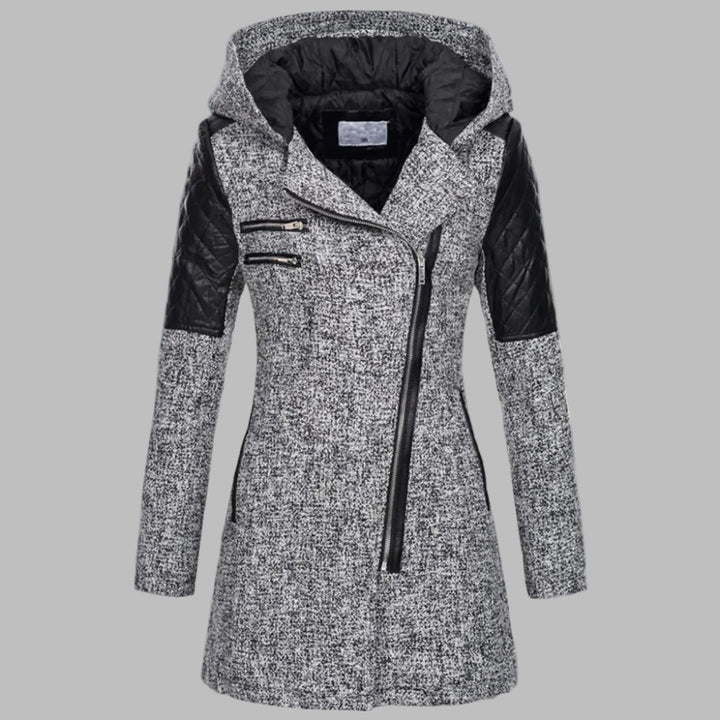 Drune | Lange Winterjacke mit Kapuze für Damen