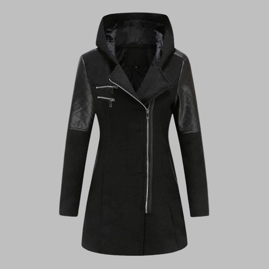 Drune | Lange Winterjacke mit Kapuze für Damen