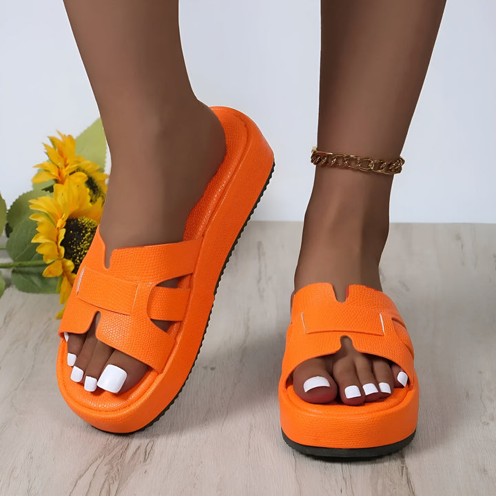 Drune | Bequeme Flip Flops Sandalen mit Dickem Boden und Rutschfester