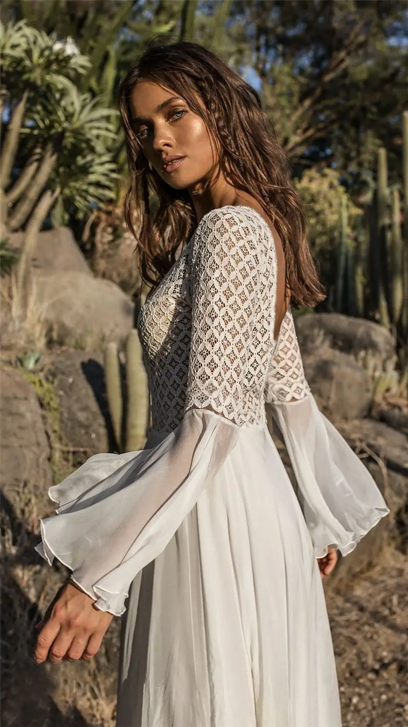 Drune | Weißes Kleid Im Boho-Stil