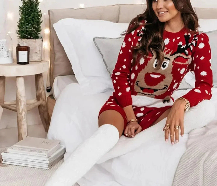 Drune | Weihnachtskleid Damen - Warm und Komfortabel