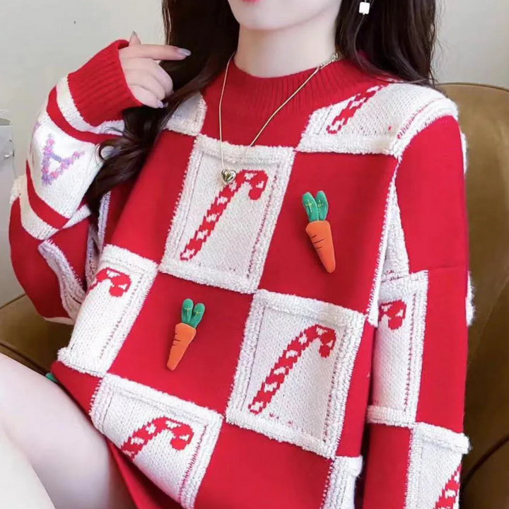 Drune | Oversized Weihnachtspullover - Schlechter Weihnachtspullover Damen