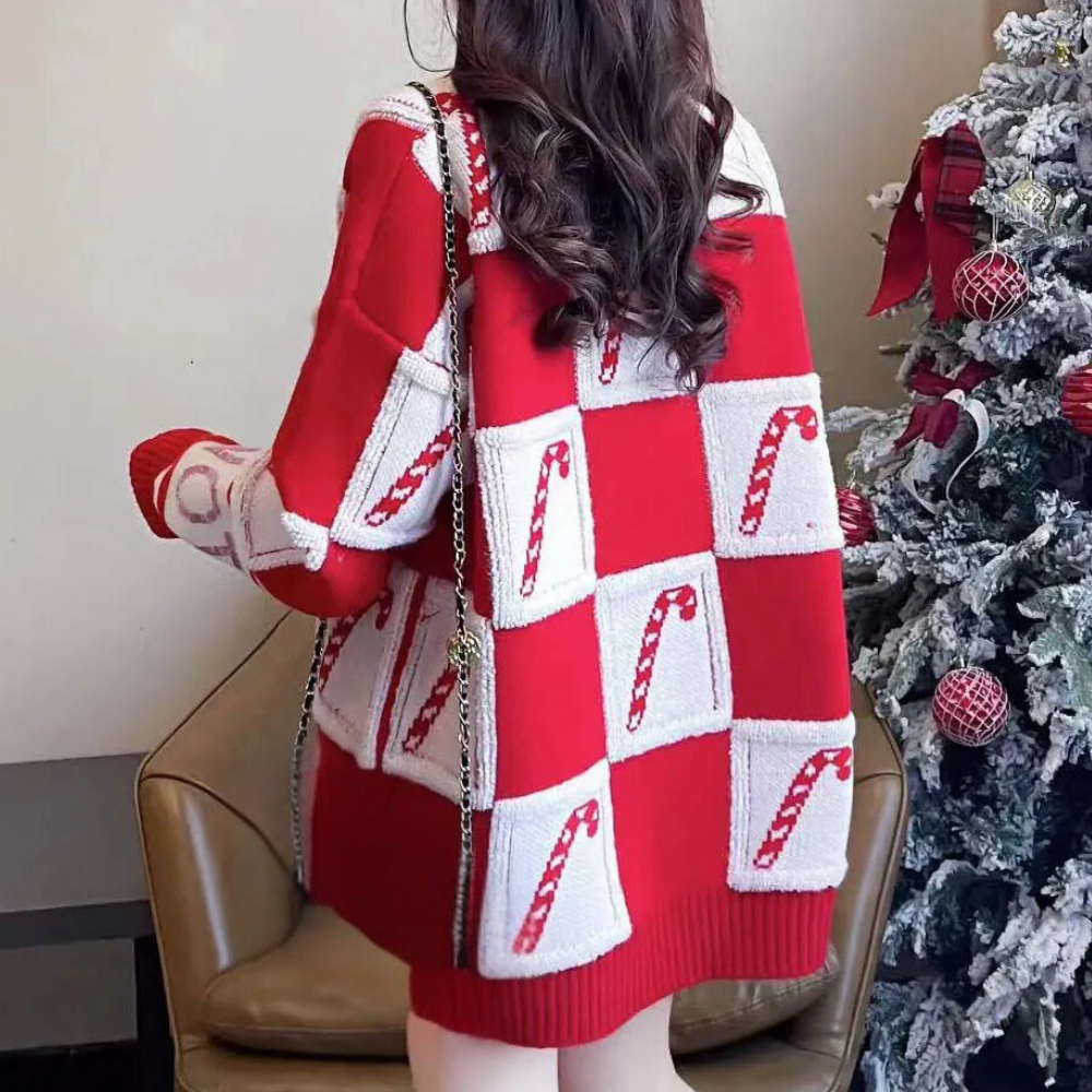 Drune | Oversized Weihnachtspullover - Schlechter Weihnachtspullover Damen