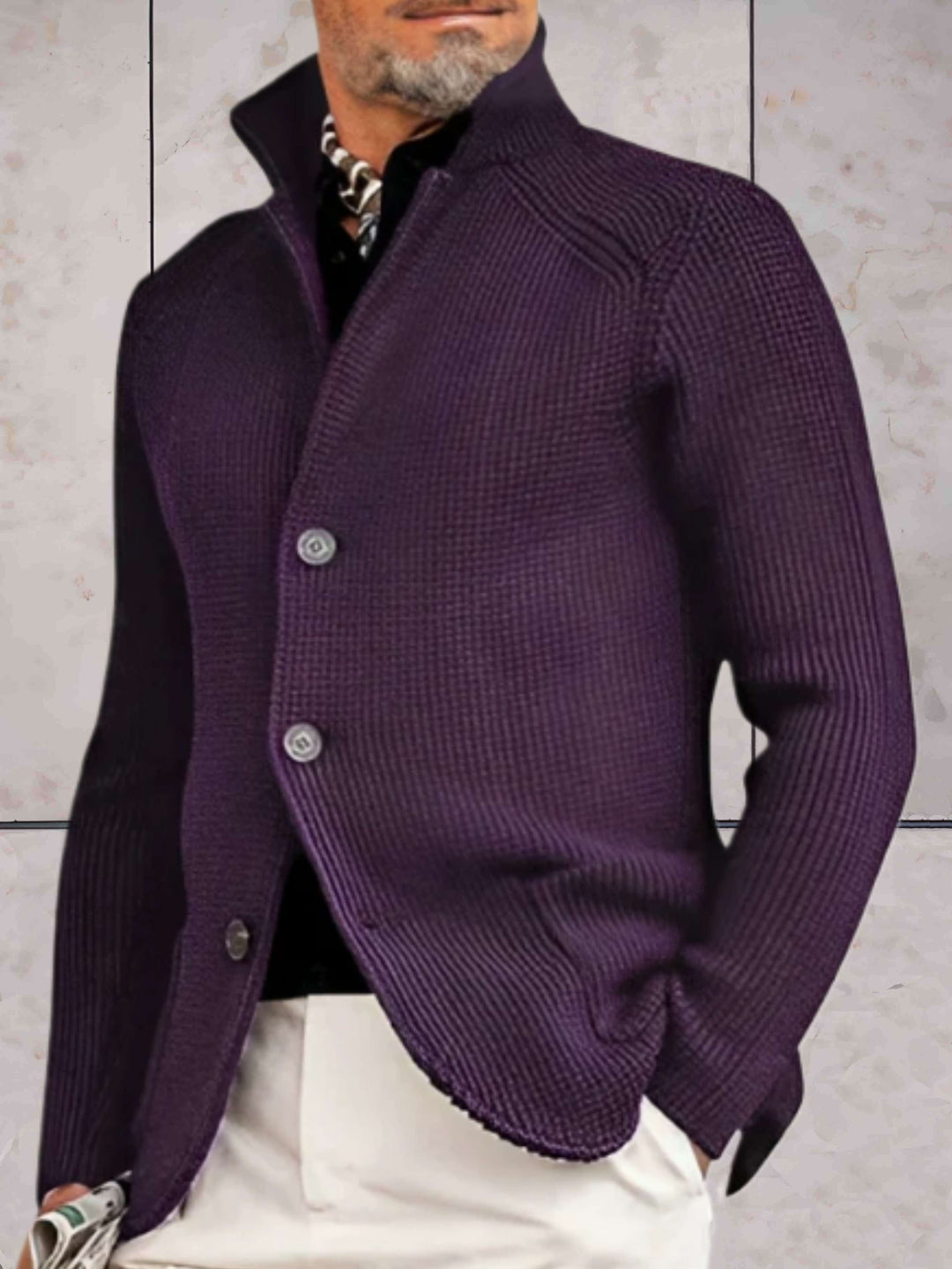 Drune | Einfach Und Bequem Einfarbige Jacke