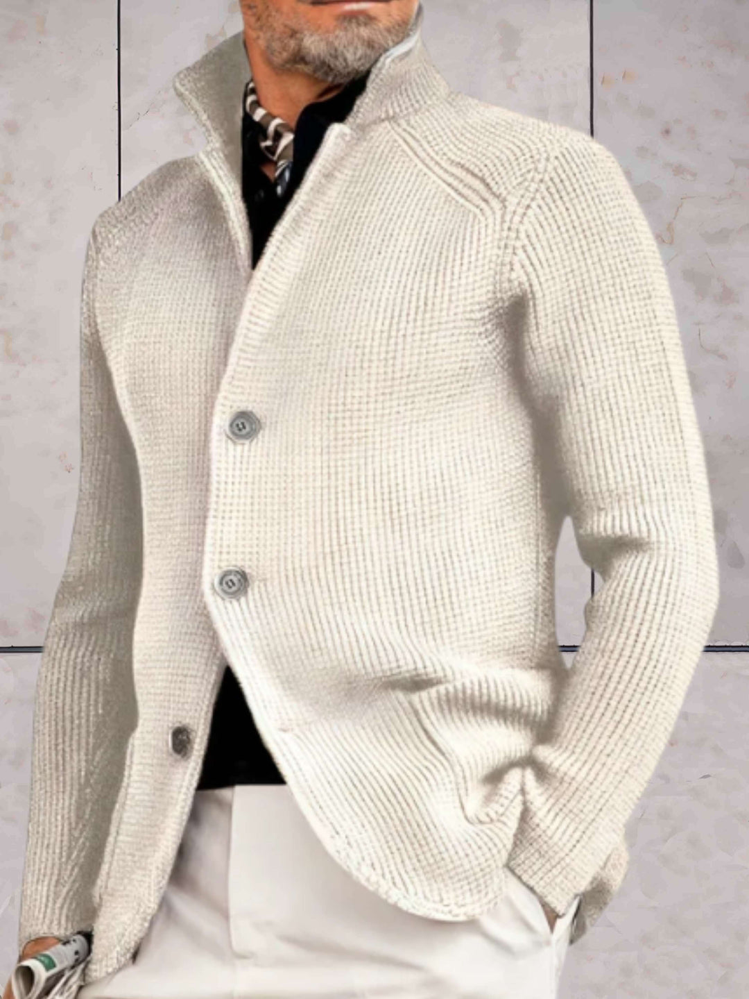 Drune | Einfach Und Bequem Einfarbige Jacke
