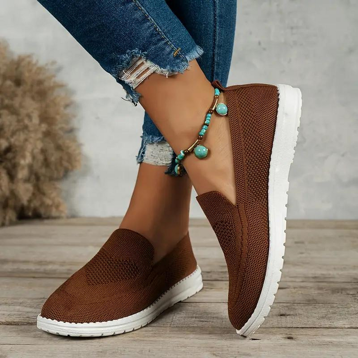 Rose Strickschuhe | Bequeme Schuhe zum Gehen für Damen Drune