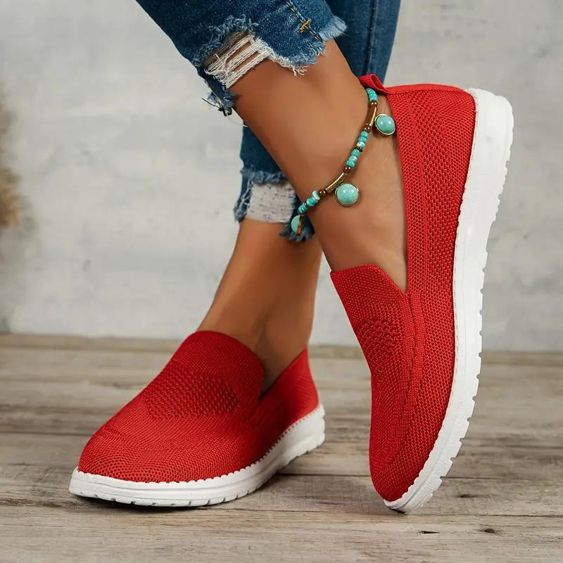 Rose Strickschuhe | Bequeme Schuhe zum Gehen für Damen Drune