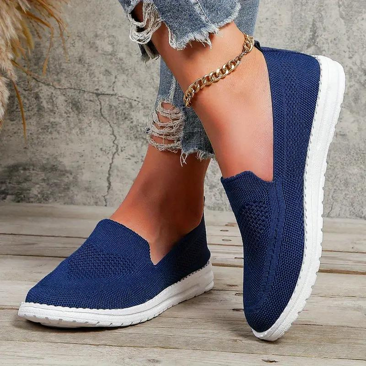 Rose Strickschuhe | Bequeme Schuhe zum Gehen für Damen Drune