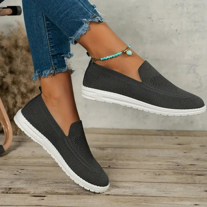 Rose Strickschuhe | Bequeme Schuhe zum Gehen für Damen Drune
