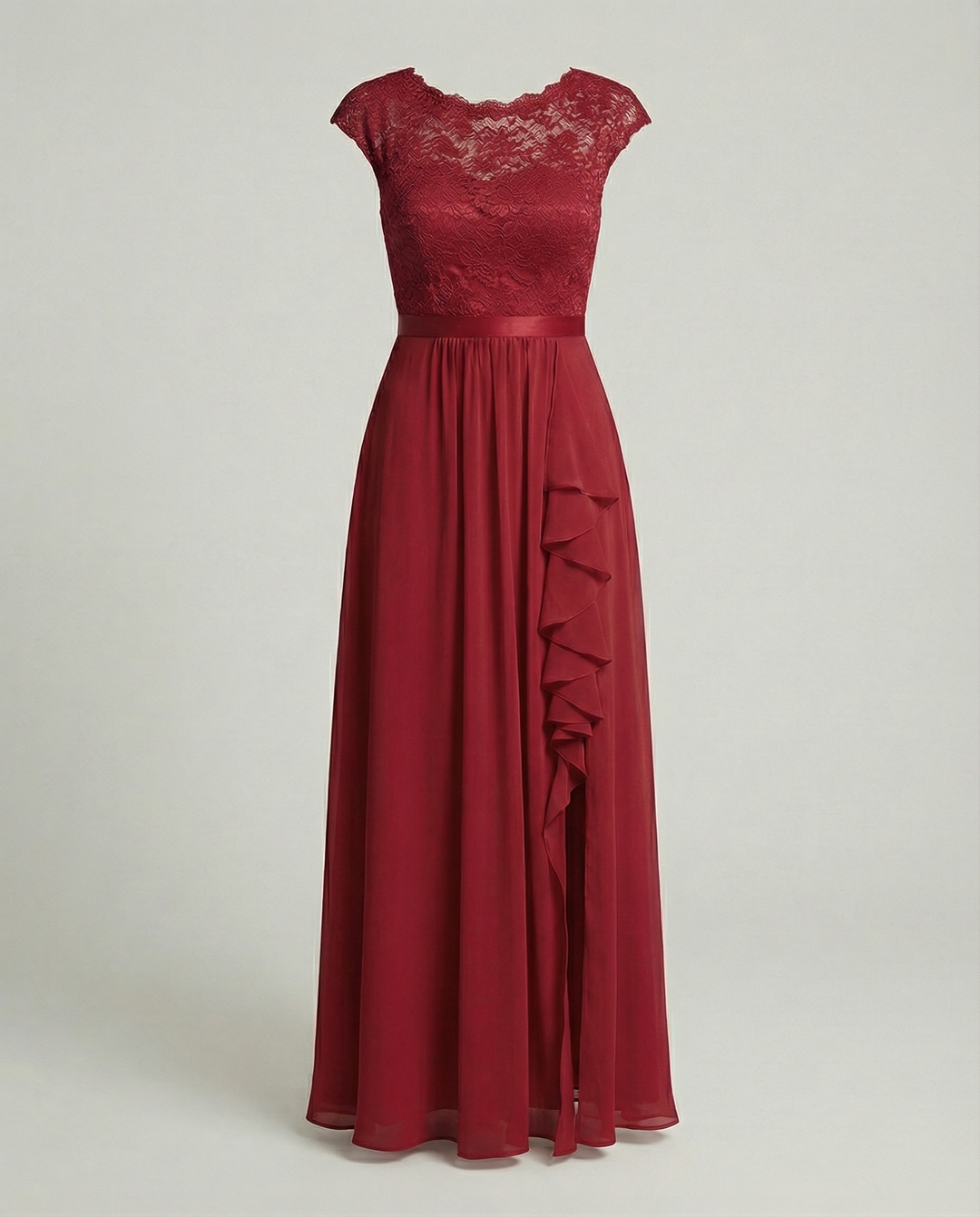 Drune | Elegantes Damen Maxikleid Mit Spitzeneinsätzen Zeitlos, Romantisch & Fließend