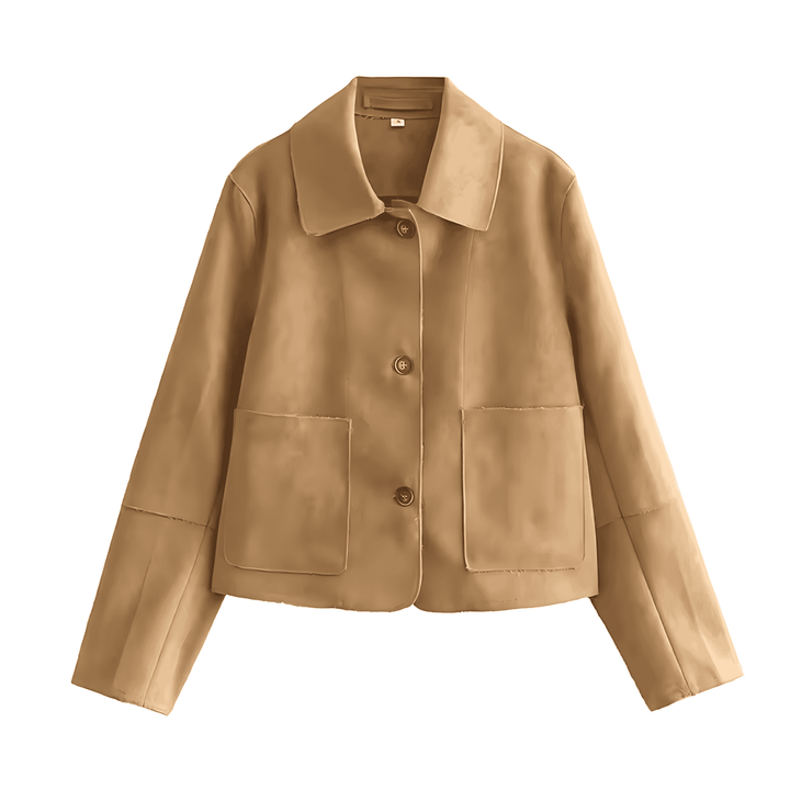 Drune | Damen Bequeme Kurze Jacke Lässiger Stil