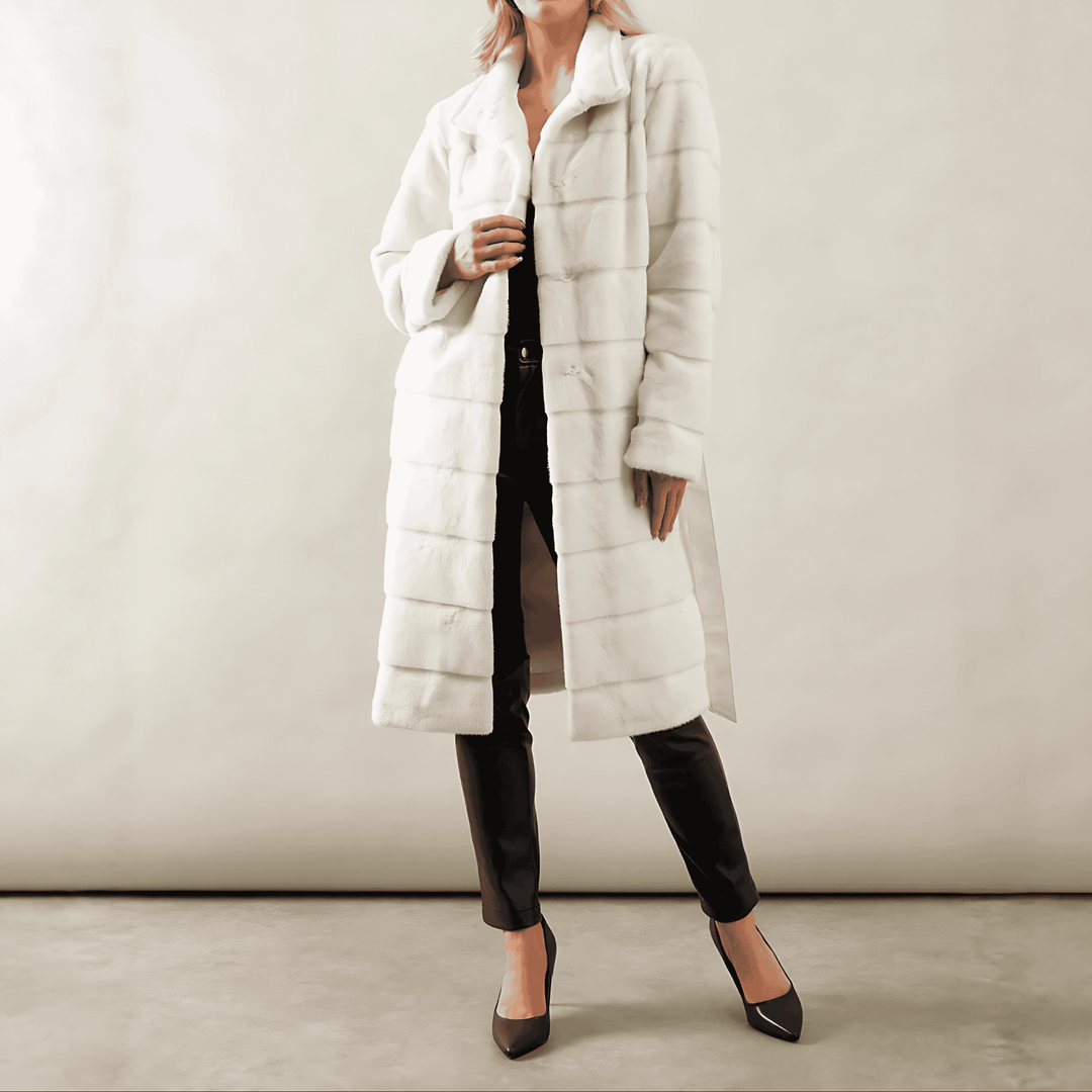 Drune | Damen Cosy Jacket mit Gefügtem Gürtel