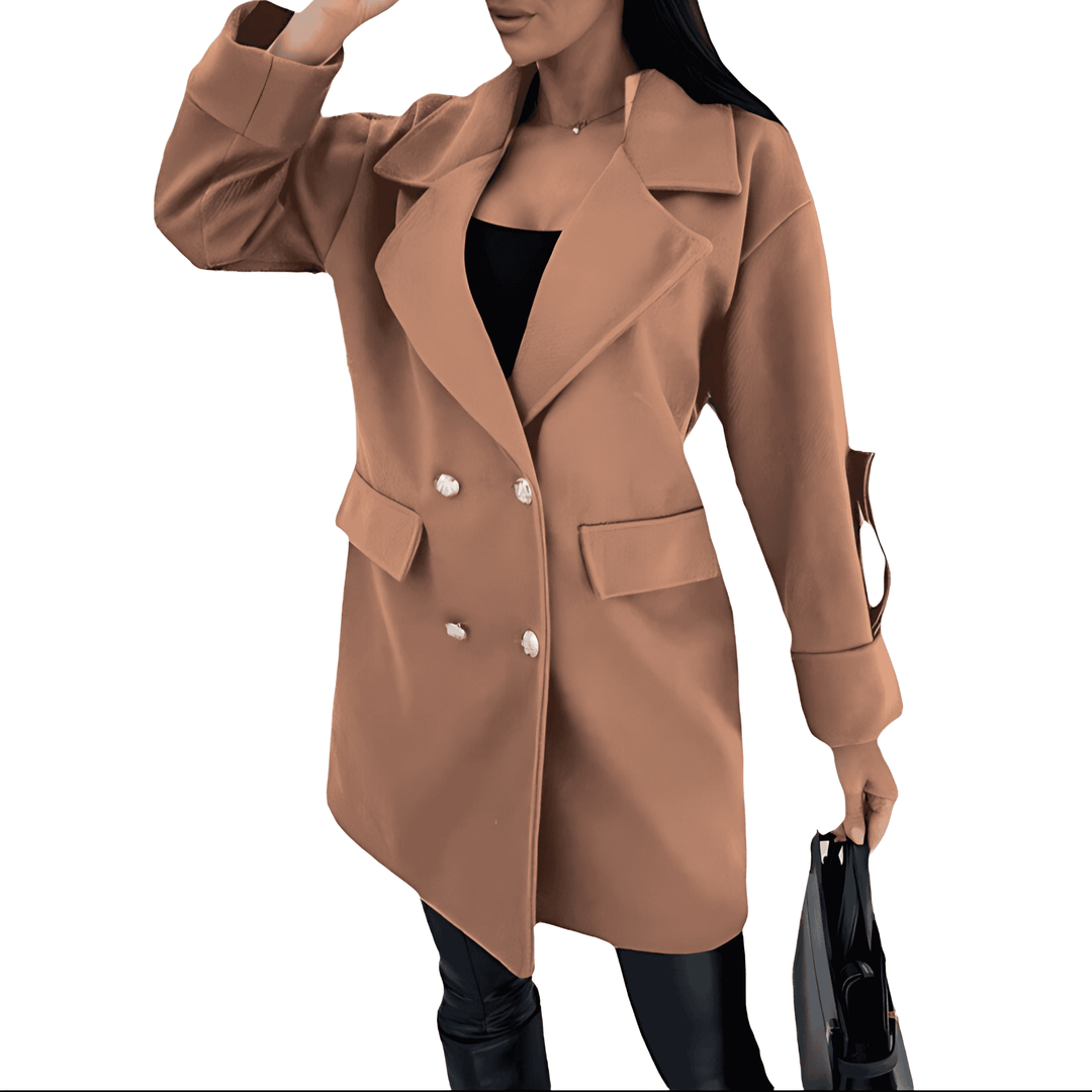 Drune | Damen Baumwolle Blazer Übergröße Stil
