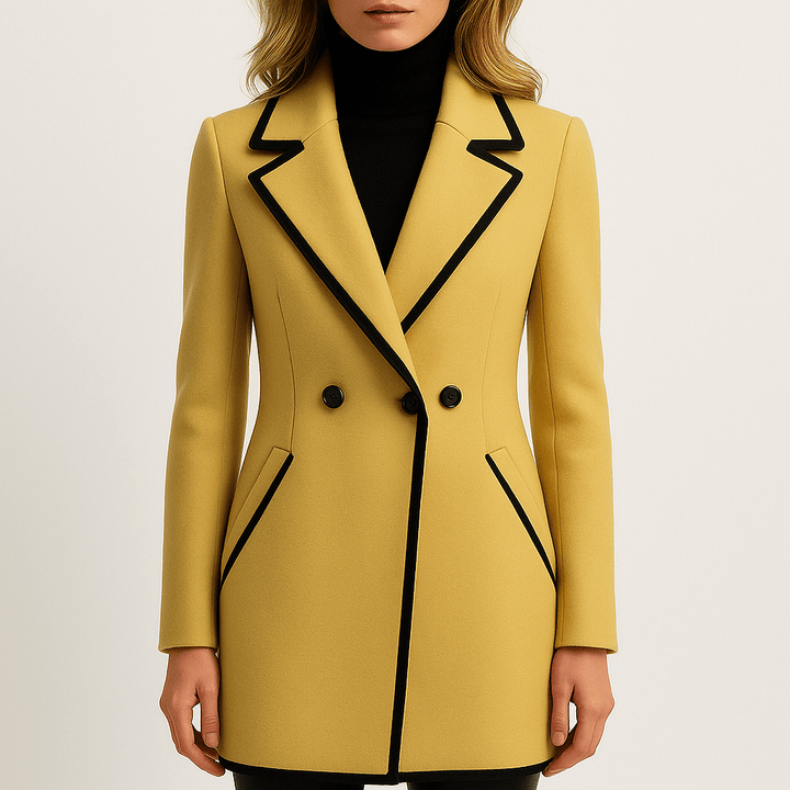 Drune | Damen Wendeblazer Schwarz Verarbeitung