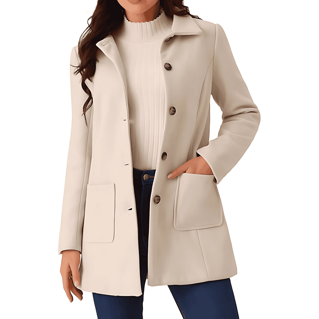 Drune | Damen Elegante Übergangsjacke Komfort Fit