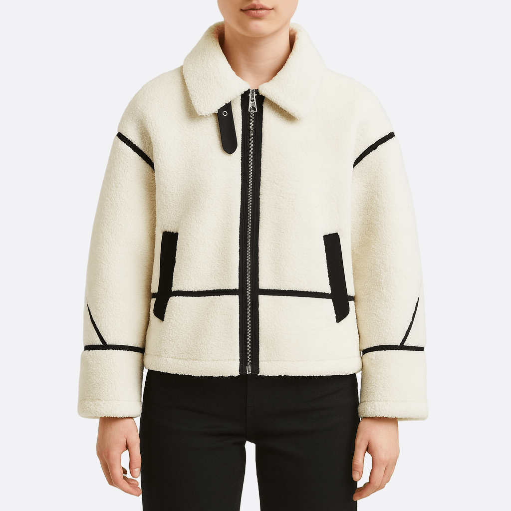 Drune | Damen Fleece Jacke Cozy Teddy Borg Stil