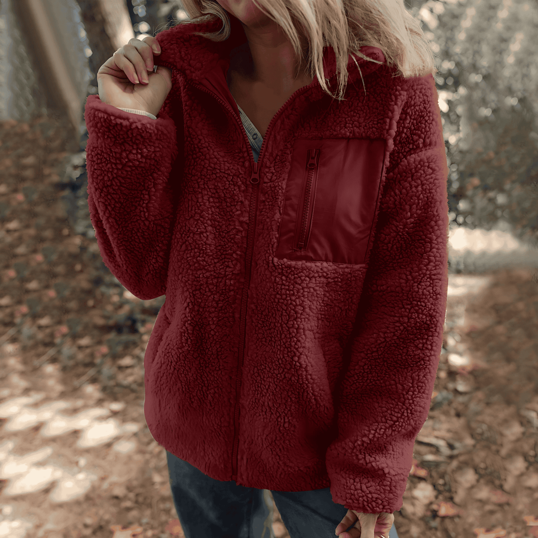 Drune | Frauen Fleece Jack Hochkragen Stil