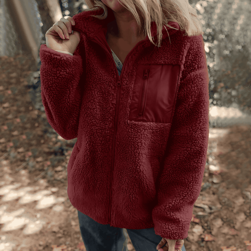 Drune | Frauen Fleece Jack Hochkragen Stil