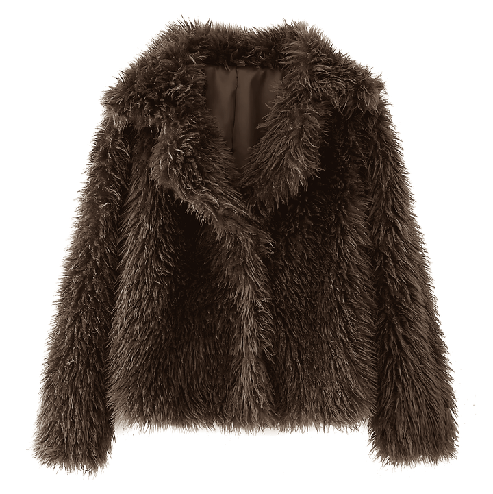 Drune | Damen Fleece Jacke mit Weicher Fütterung & Kragen