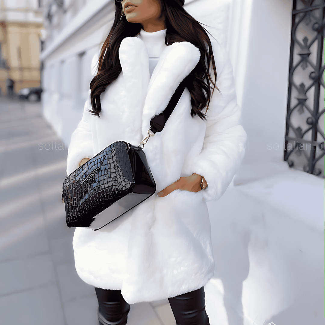 Drune | Damen Oversized Weiches Jackett mit Reverskragen