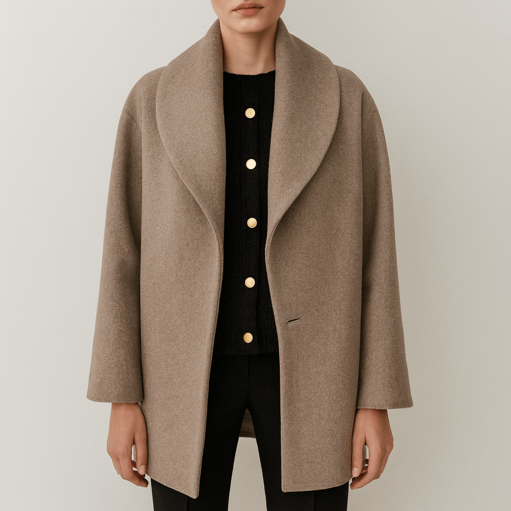 Drune | Damen Oversized Wollmantel Winterstil