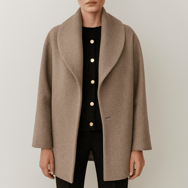 Drune | Damen Oversized Wollmantel Winterstil