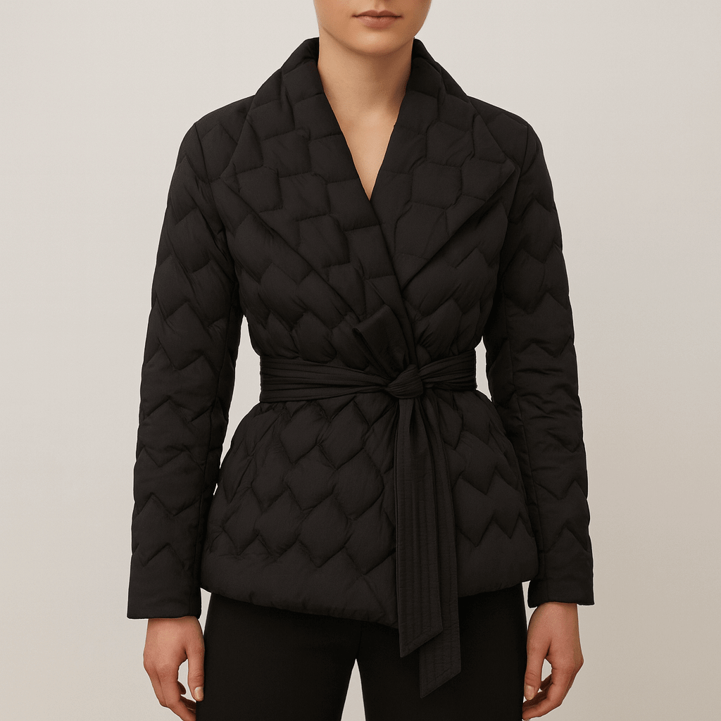 Drune | Damen Gequiltete Jacke Mit Gürtel