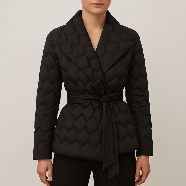 Drune | Damen Gequiltete Jacke Mit Gürtel