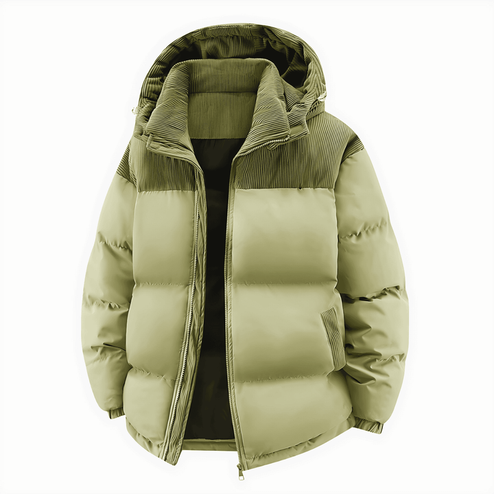 Drune | Damen Gequilted Relaxed Puffer Jacke Mit Kapuze