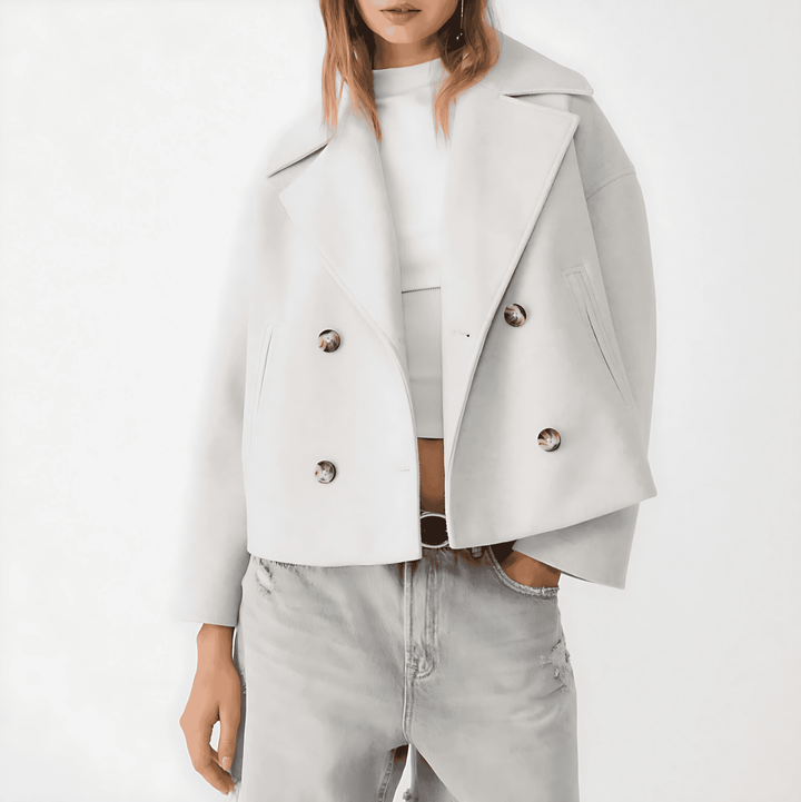 Drune | Damen Kurze Jacke Wendbar Stil