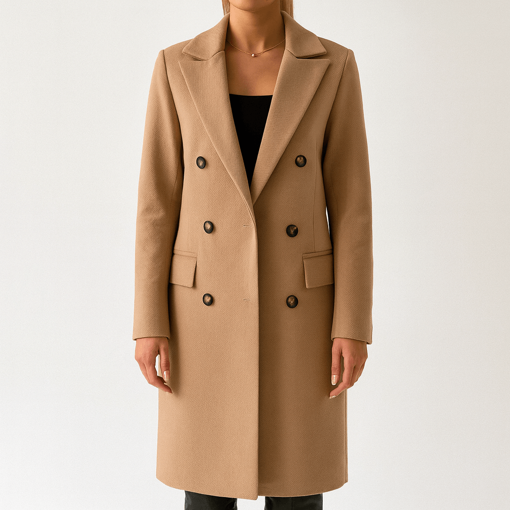 Drune | Damen Tailored Fit Longline Jacke Wollmix