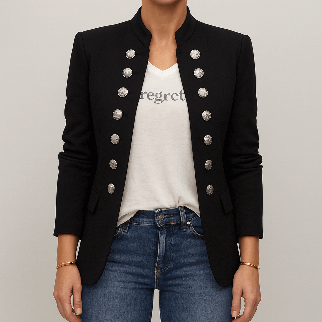 Drune | Damen Taillierter Slim Fit Mantel Doppelpack